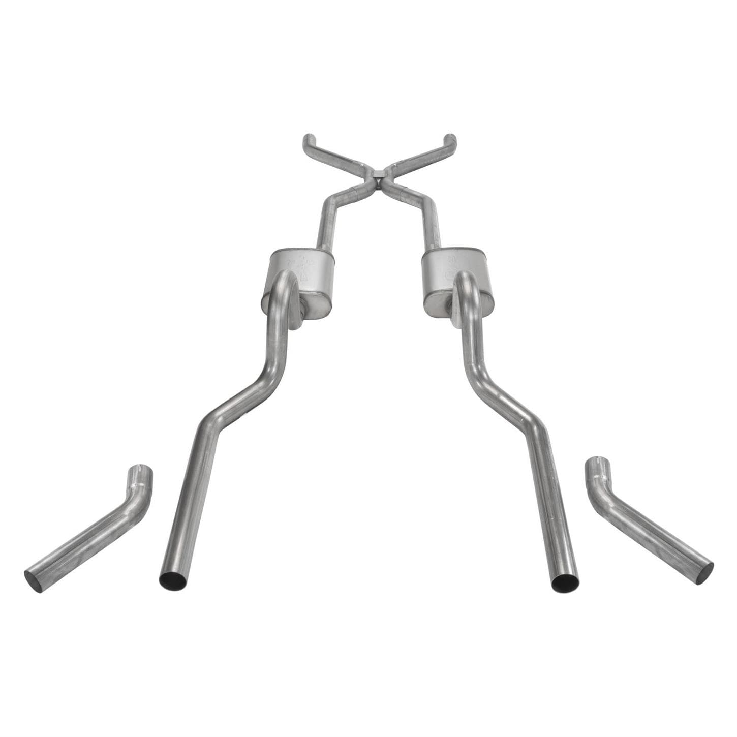 Pypes Performance SGC40S 55-57 Tri-Five Crossmember Back Exhaust