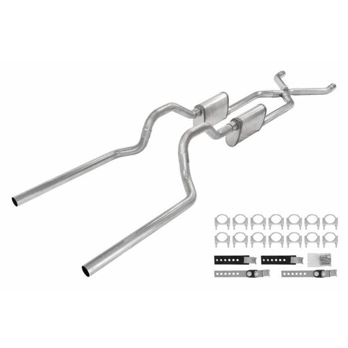 Pypes Performance SGT73T 63-66 GM Truck Crossmember Back Exhaust