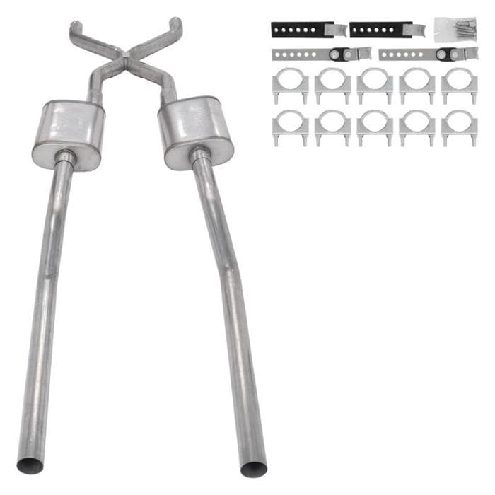 Pypes Performance SGT77 55-59 GM Truck Crossmember Back Exhaust