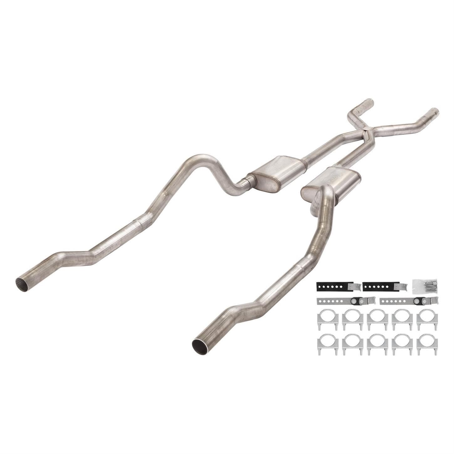 Pypes Performance SMB13R 66-74 Mopar Crossmember Back Exhaust