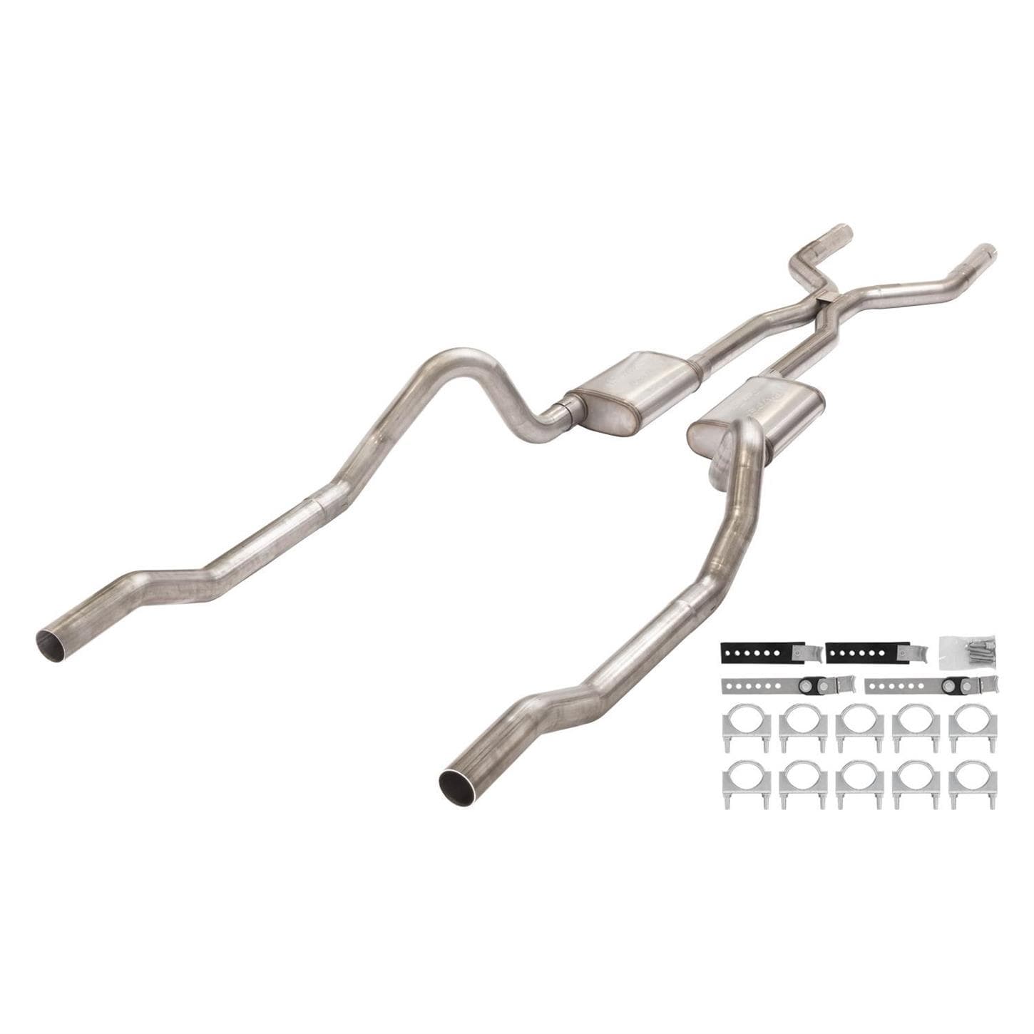 Pypes Performance SMB43S 66-74 Mopar Crossmember Back Exhaust