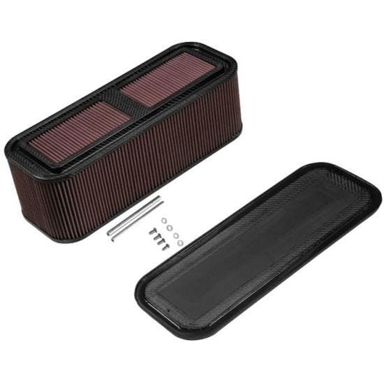 K&N 100-8576 Sprint Car Air Boxes, 4.75in Tall, Rectangular