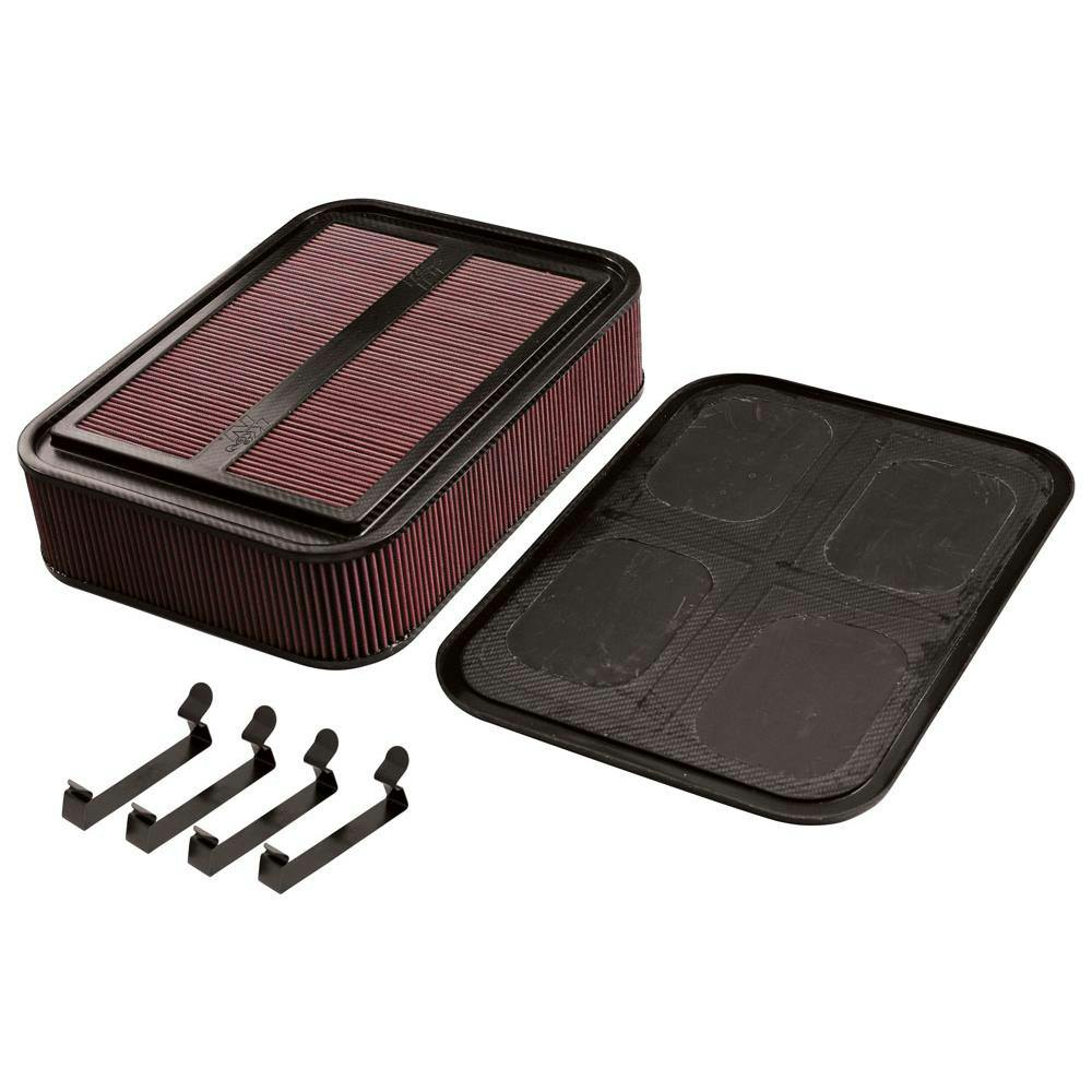 K&N Sprint Car Air Cleaner with Air Box Seal, 2.625 - 2.90 w/Hole