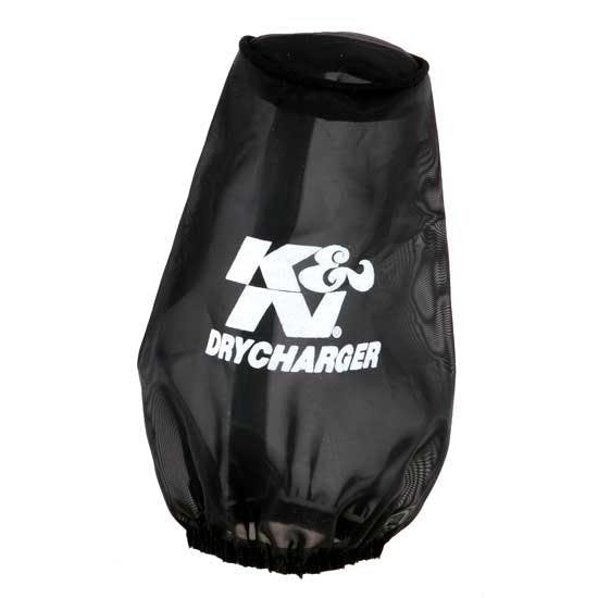 K&N 22-8030DK DryCharger Air Filter Wrap, 6in Tall, Black