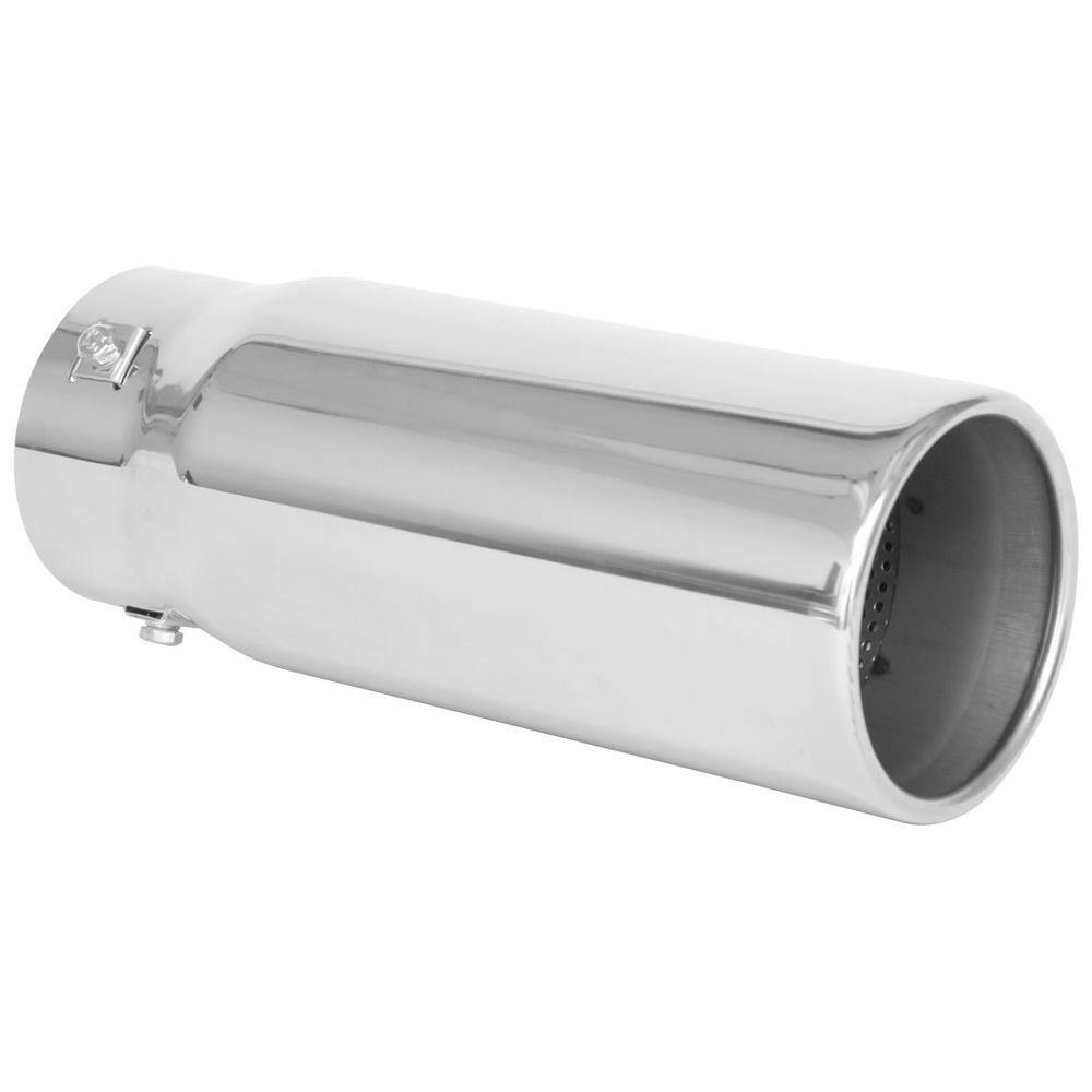 Spectre 25556 Exhaust Tip, Stainless, 3 Inlet/4 Outlet, Straight