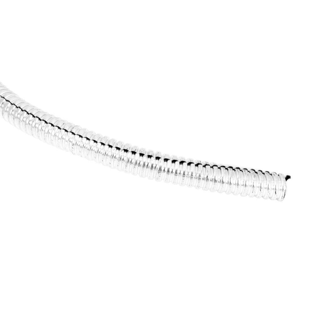 Spectre 29518 Convoluted Wire Loom Tubing, Chrome, 1/4 Inch x 10 Ft.