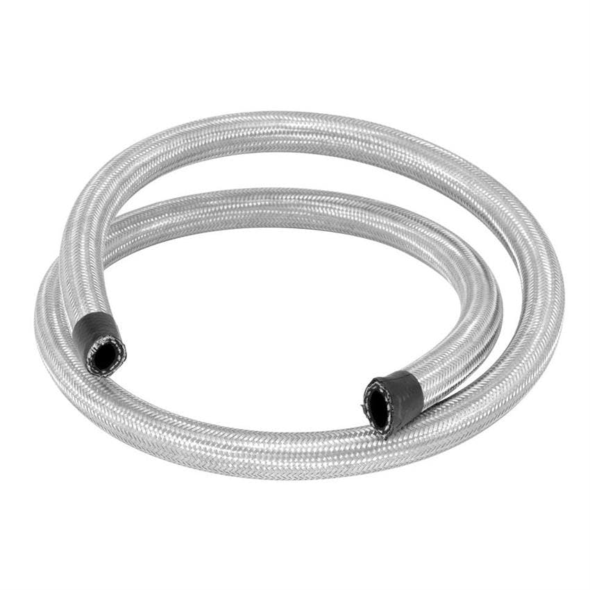 Spectre 39504 Braid Stainless Steel-Flex Oil/Heater Hose,1/2 In x 4 Ft