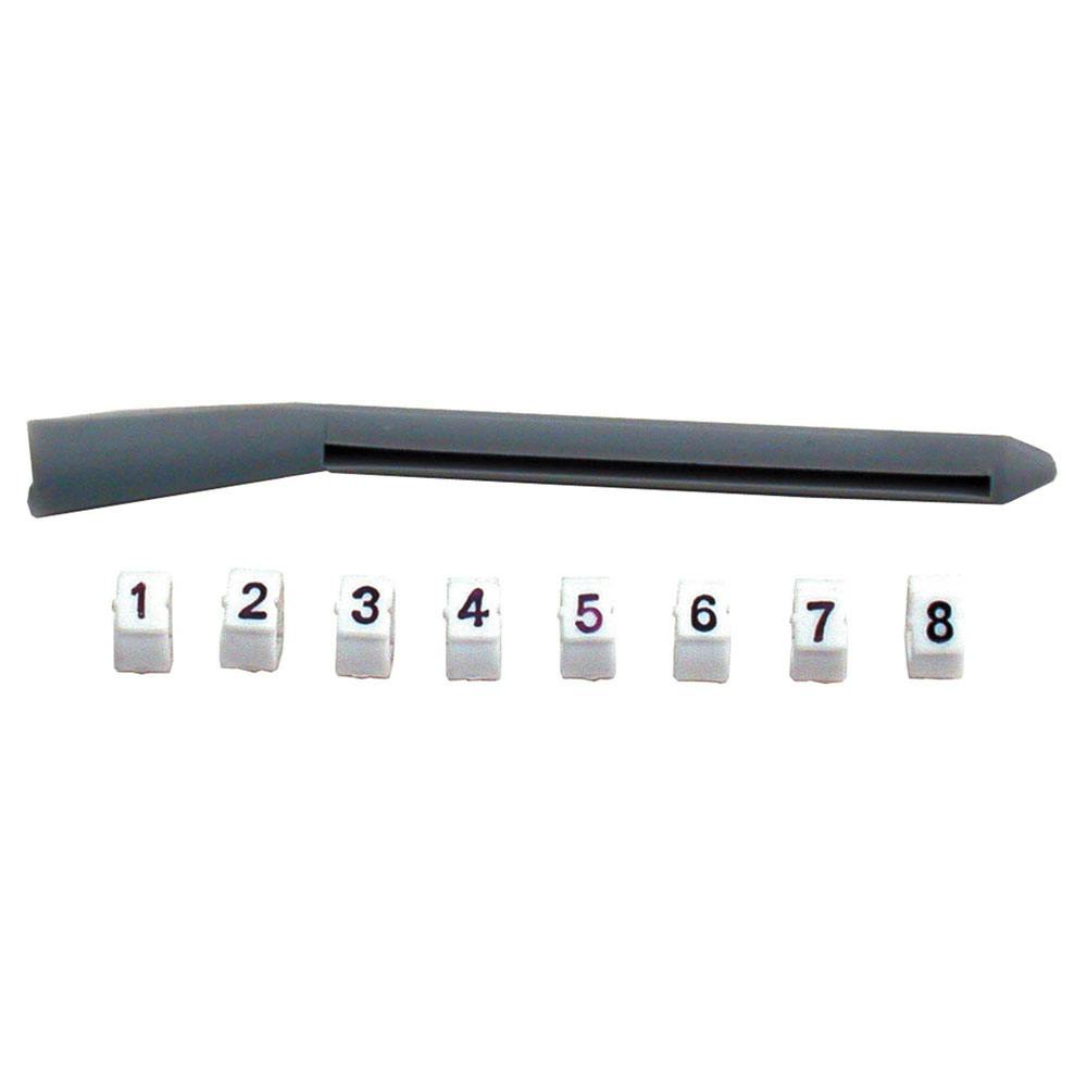 Spectre 4244 Spark Plug Wire Markers, 8mm, Set of 8