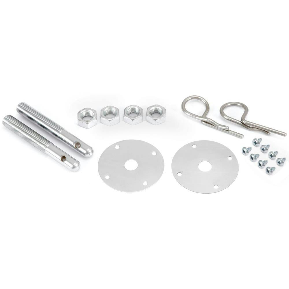 Spectre 42563 Hood Pin Kit, Hairpin Style, Stainless Steel