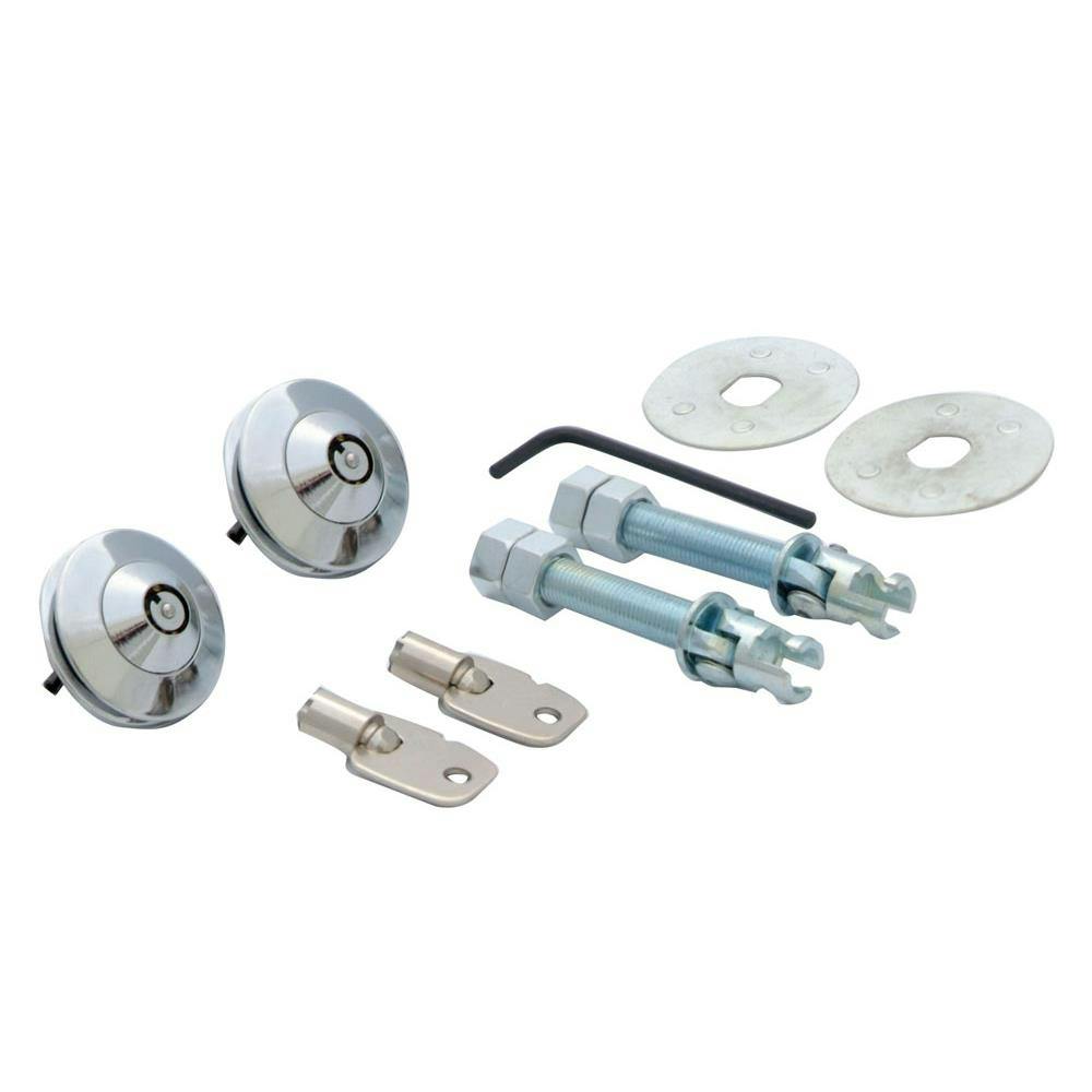 Spectre 42613 Hood Lock Kit, Swivel Style, Steel, Chrome