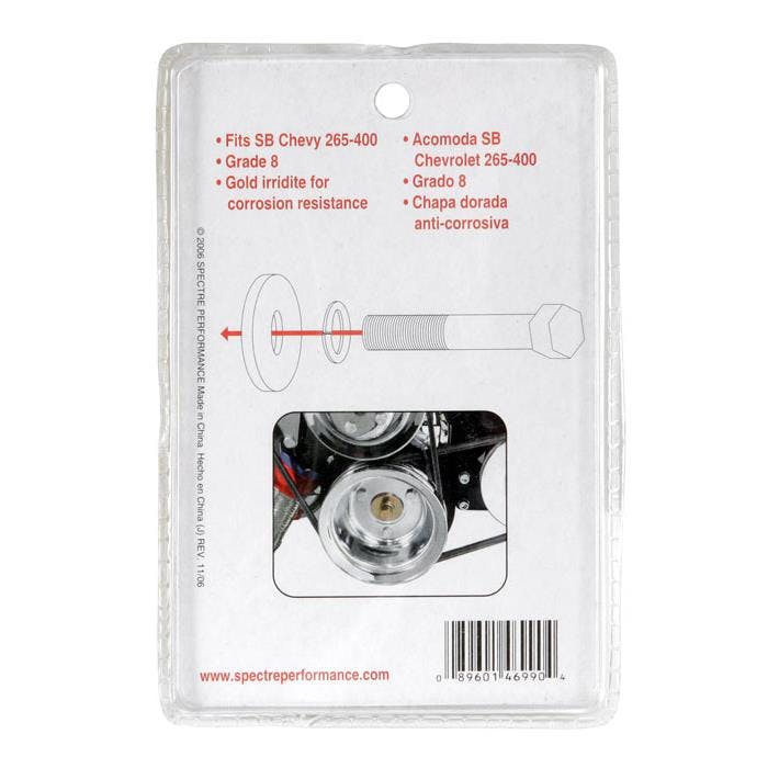 Spectre 4699 Harmonic Balancer Bolt, Chevy 265-400, GMC 283-400