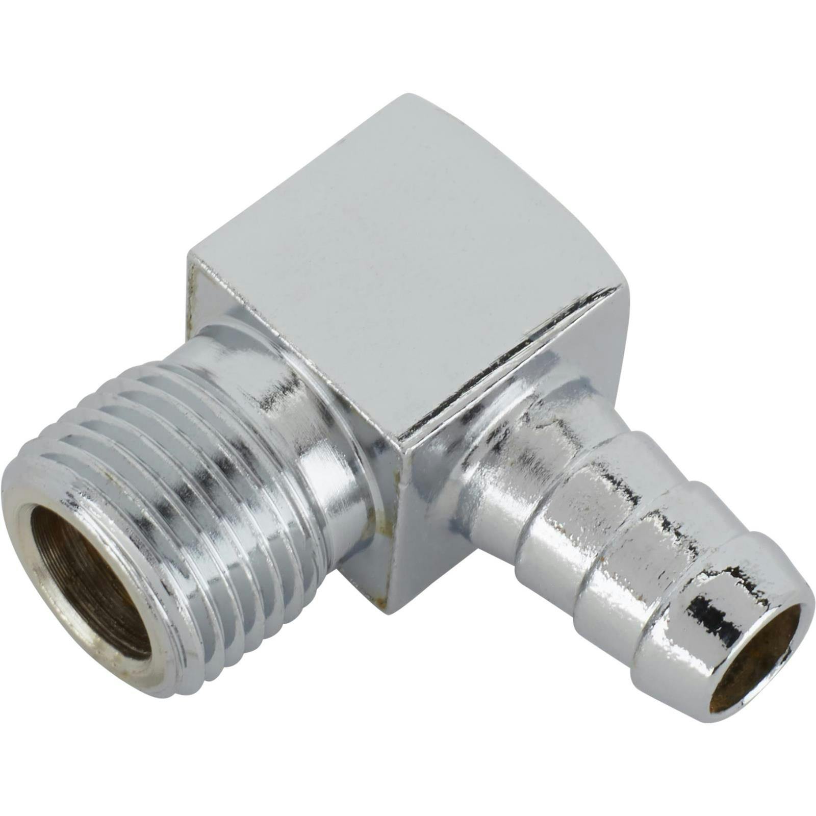 Spectre 5946 Fuel Fitting,90 Degree,3/8 Inch NPT to 3/8 Inch Hose Barb