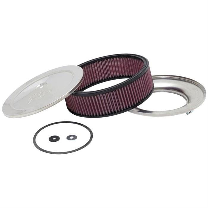 K&N 60-1120 Air Filter Assembly, 2.875in Tall, Red, Round