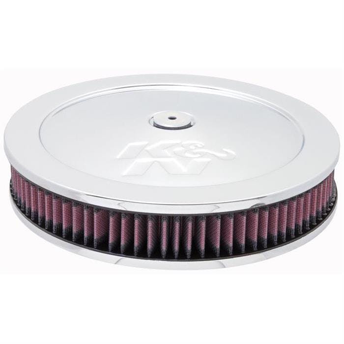 K&N 60-1170 Air Filter Assembly, 2.188in Tall, Red, Round