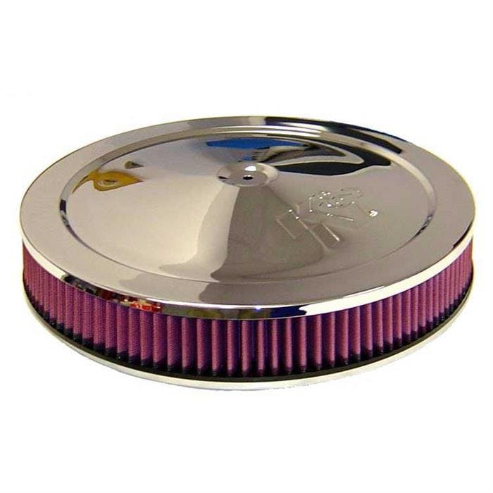 K&N 60-1263 Air Filter Assembly, 2.313in Tall, Red, Round