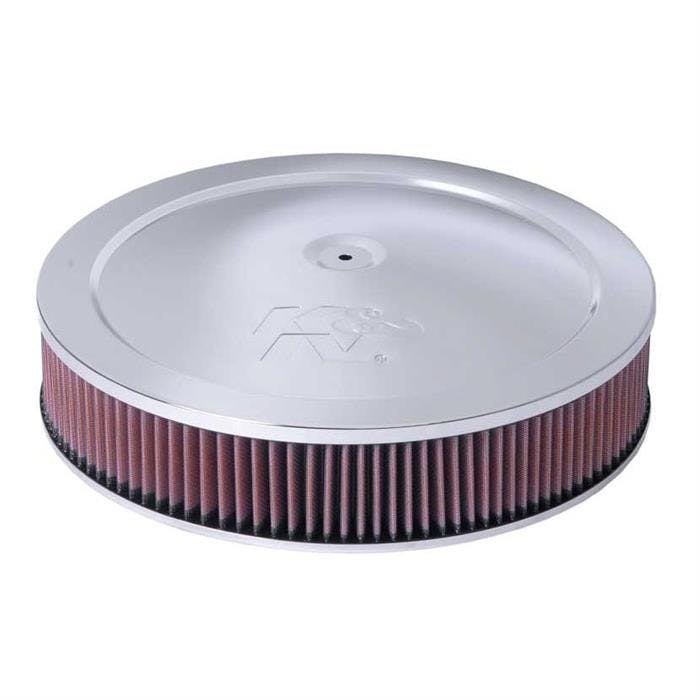 K&N 60-1264 Air Filter Assembly, 3.063in Tall, Red, Round
