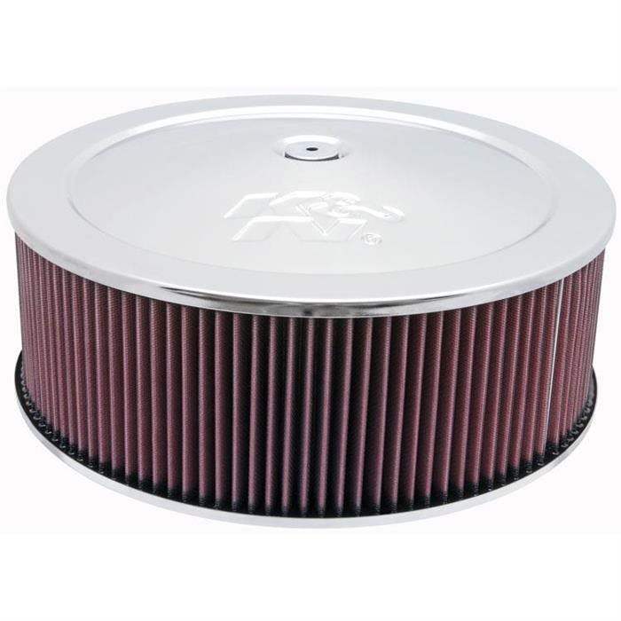 K&N 60-1300 Air Filter Assembly, 5in Tall, Red, Round
