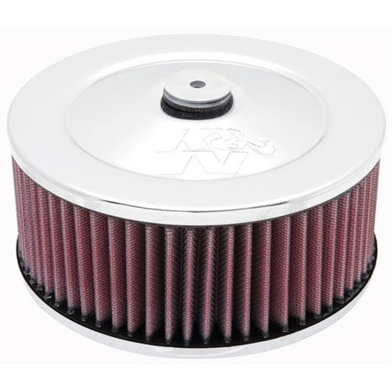 K&N 60-1330 Air Filter Assembly, 3in Tall, Red, Round