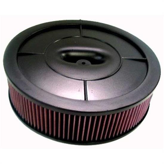 K&N 61-2000 Flow Control Filter Assembly, 14 x 4.0, Holley 2-Barrel