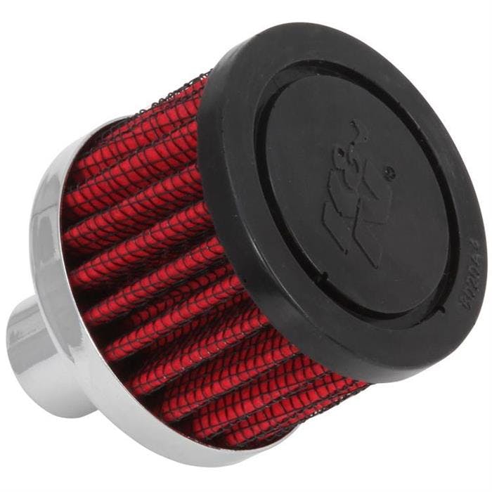 K&N 62-1030 Crankcase Vent Air Filter, 1.5 in. Tall, 2 in. OD