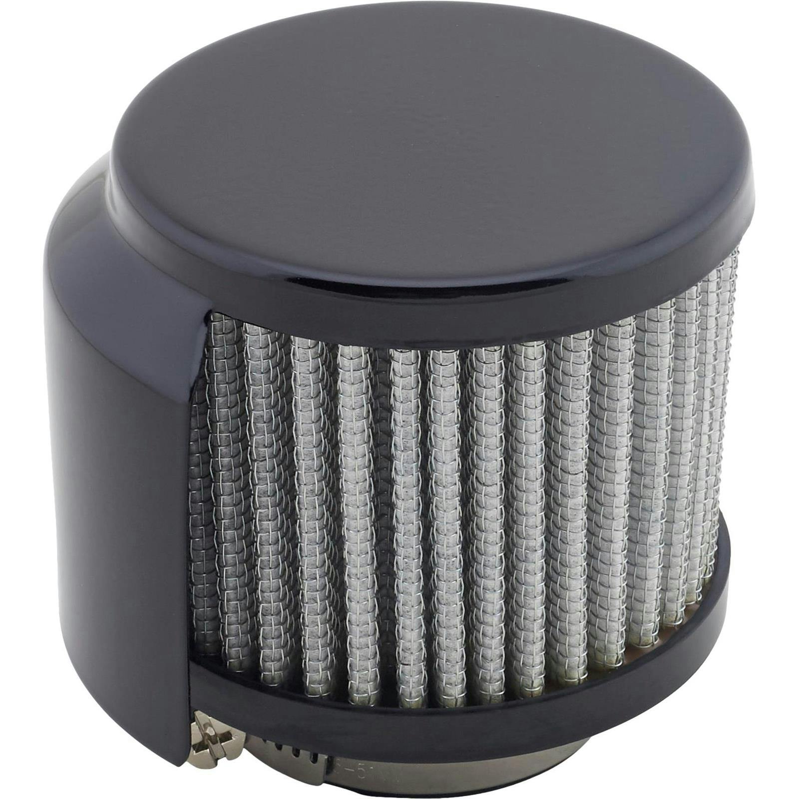 Black Valve Cover Shielded Breather, 1-1/2 Inch
