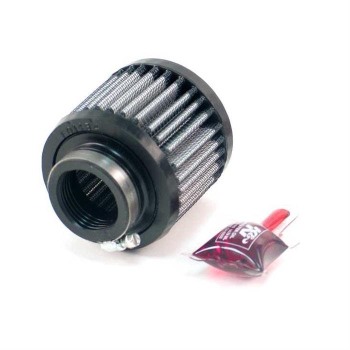 K&N 62-1430 Crankcase Vent Air Filter, 2.5 in. Tall, 3 in. OD