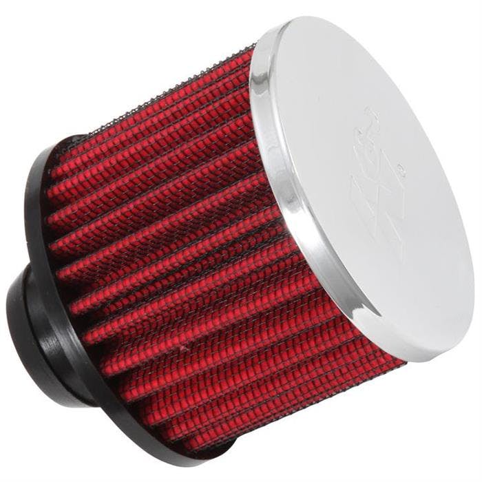 K&N 62-1490 Crankcase Vent Air Filter, 2.5 in. Tall, 3 in. OD