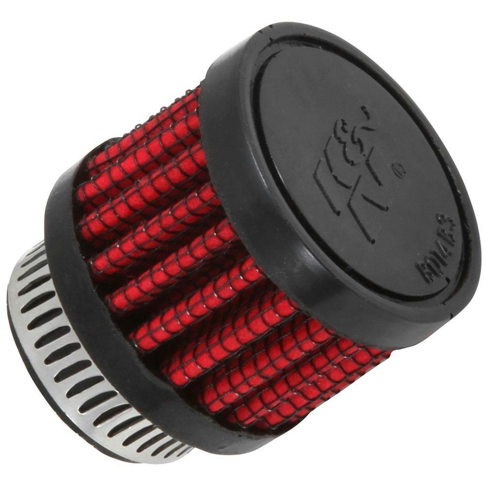 K&N 62-1560 Crankcase Vent Air Filter, 1.125 in. Tall, 1.375 in. OD
