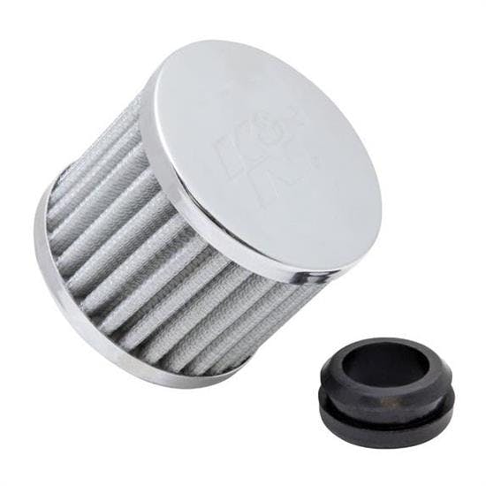 K&N 62-1590WT Synthetic Crankcase Vent Air Filter, 2.5 Tall x 3.0 OD