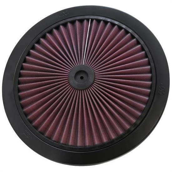 K&N 66-1401 X-Stream Airflow Filter Assembly Top, 1in Tall, Round Lid