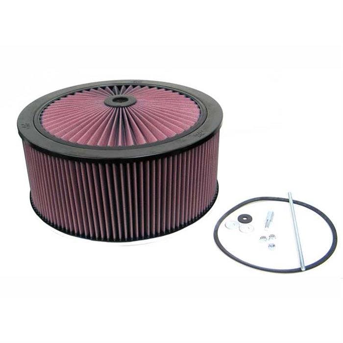 K&N 66-3100 X-Stream Airflow Air Filter Assembly, 14 x 6, Dominator