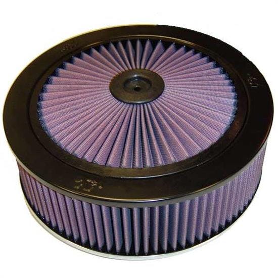 K&N 66-3120 X-Stream Airflow Air Filter Assembly, 3.5 Tall, Red, Round