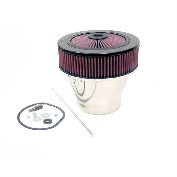 K&N 66-3160 X-Stream Airflow Air Filter Assembly, 2.875in Tall, Round