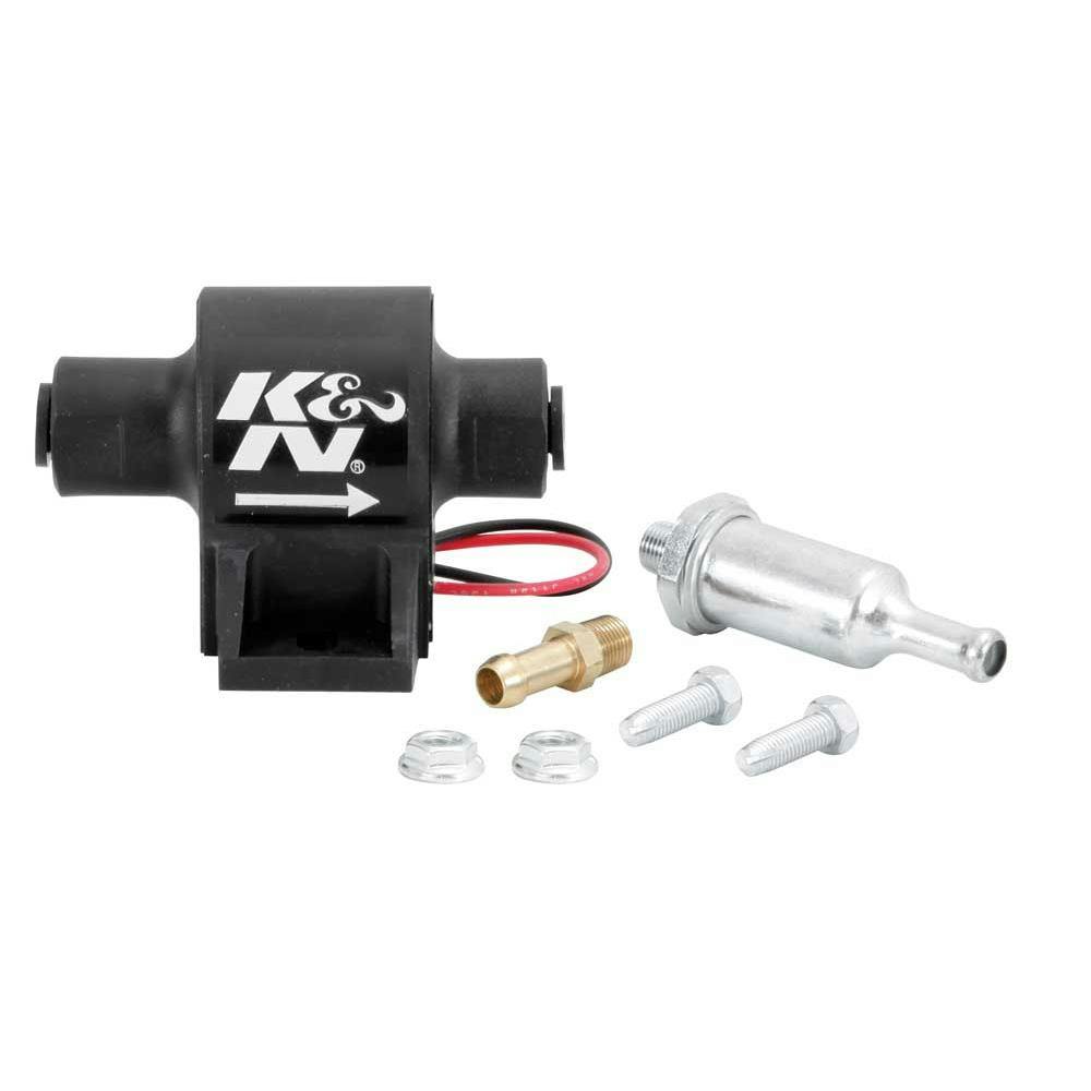 K&N 81-0400 Electric Fuel Pump, Inline, 15 GPH, 2 PSI, 5/16 Inch Line