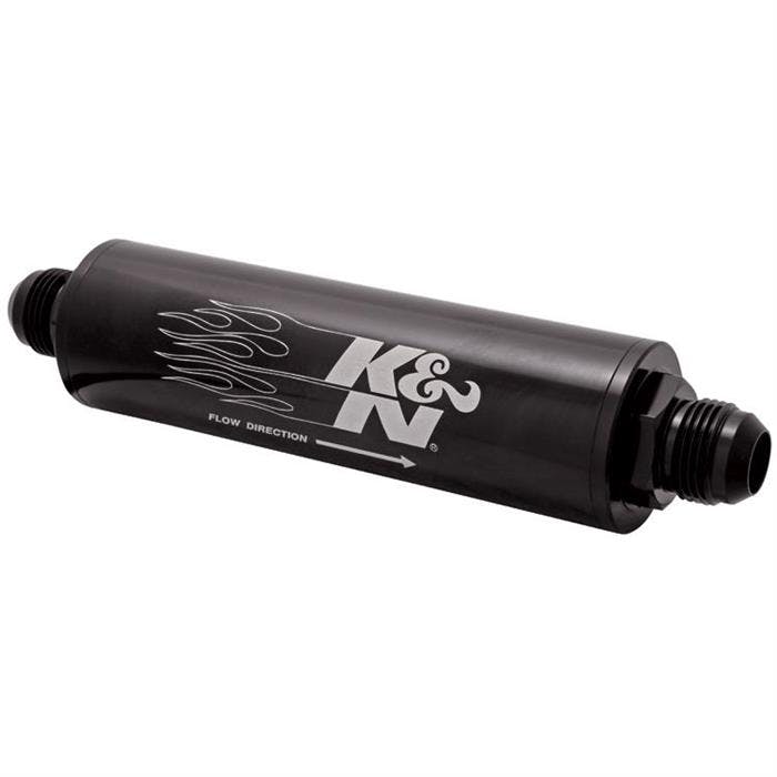 K&N 81-1005 Fuel Filter, 2 in. OD, 9 in. Long, 25 Micron, -12 AN