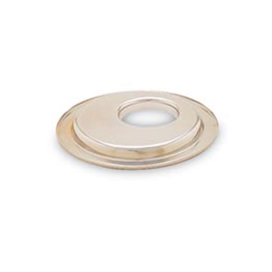 K&N 85-3540 Air Cleaner Base Plate, 14 Inch, 5-1/8 Inlet, Flat Offset