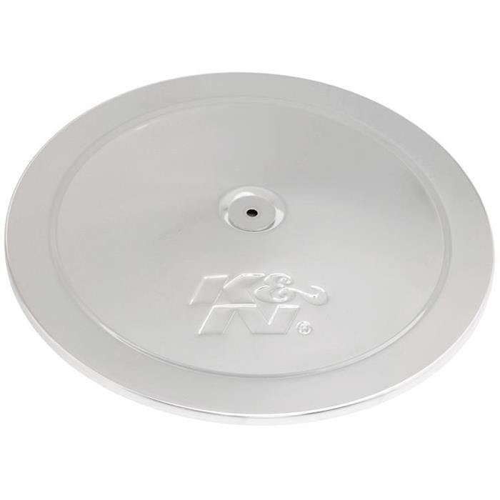 K&N 85-6842 14 Inch Chrome Air Filter Top Plate