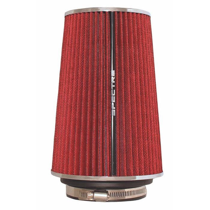 Spectre 9732 Conical Filter, Red, 8.75in Tall, Round Tapered
