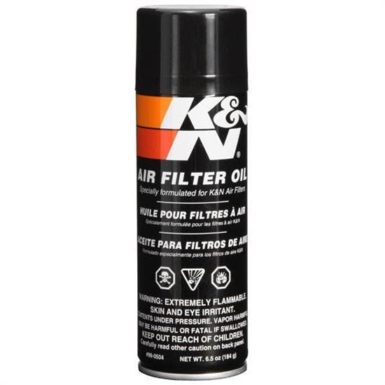 K&N 99-0504 Air Filter Oil, Filtercharger, 6.5oz Aerosol