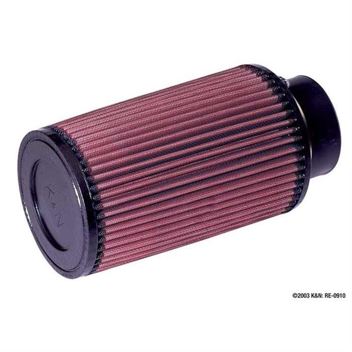 K&N RE-0910 Performance Air Filters, 8in Tall, Round Tapered