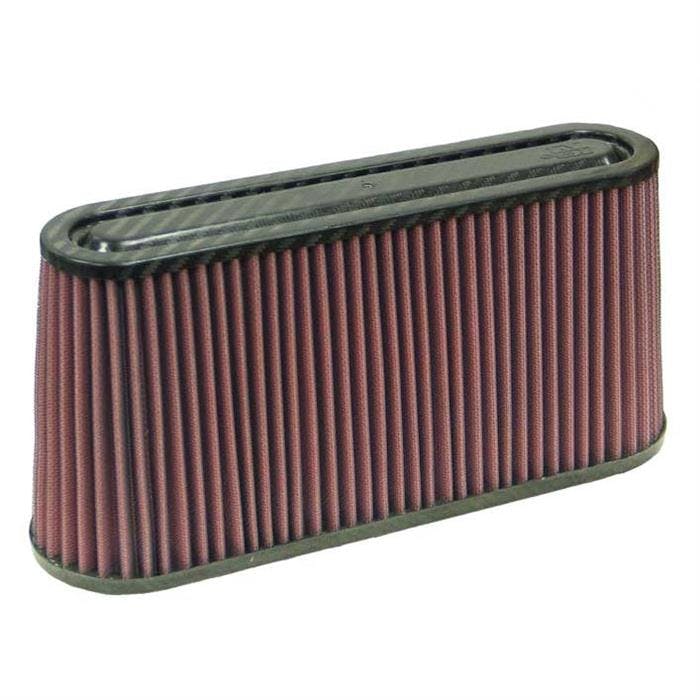 K&N RF-1050 Air Filter, Carbon Fiber Top, 5.75in Tall