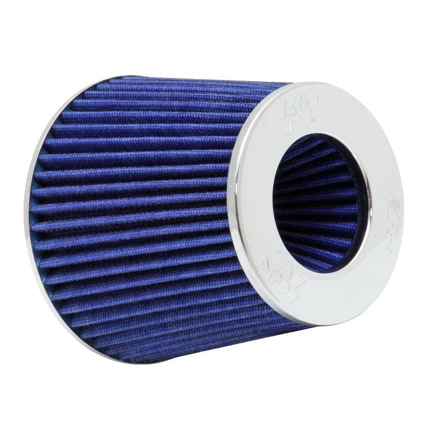 K&N RG-1001BL Performance Air Filters, Blue, 5.5in Tall, Round Tapered