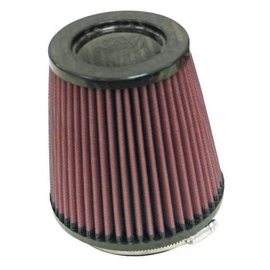 K&N RP-4660 Air Filter, Carbon Fiber Top, 5.5in Tall, Round Tapered