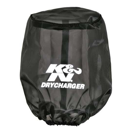 K&N RU-2590DK DryCharger Air Filter Wrap, 7in Tall, Black