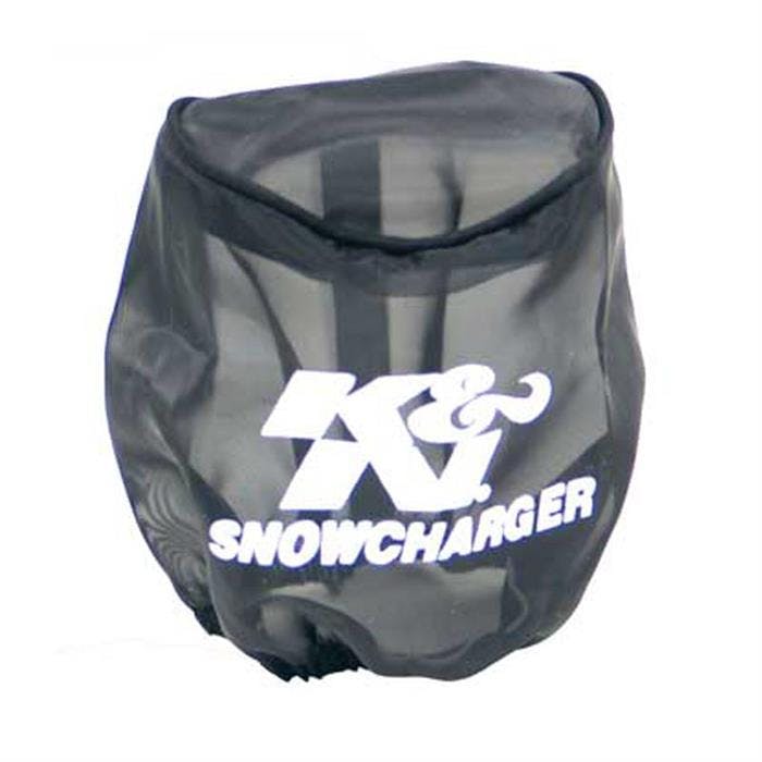 K&N SN-2580PK SnowCharger Air Filter Wrap, 4in Tall, Black