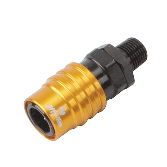 Jiffy-Tite 21802 Quick Disconnect Wing Fittings, 1/8 Inch NPT, Male