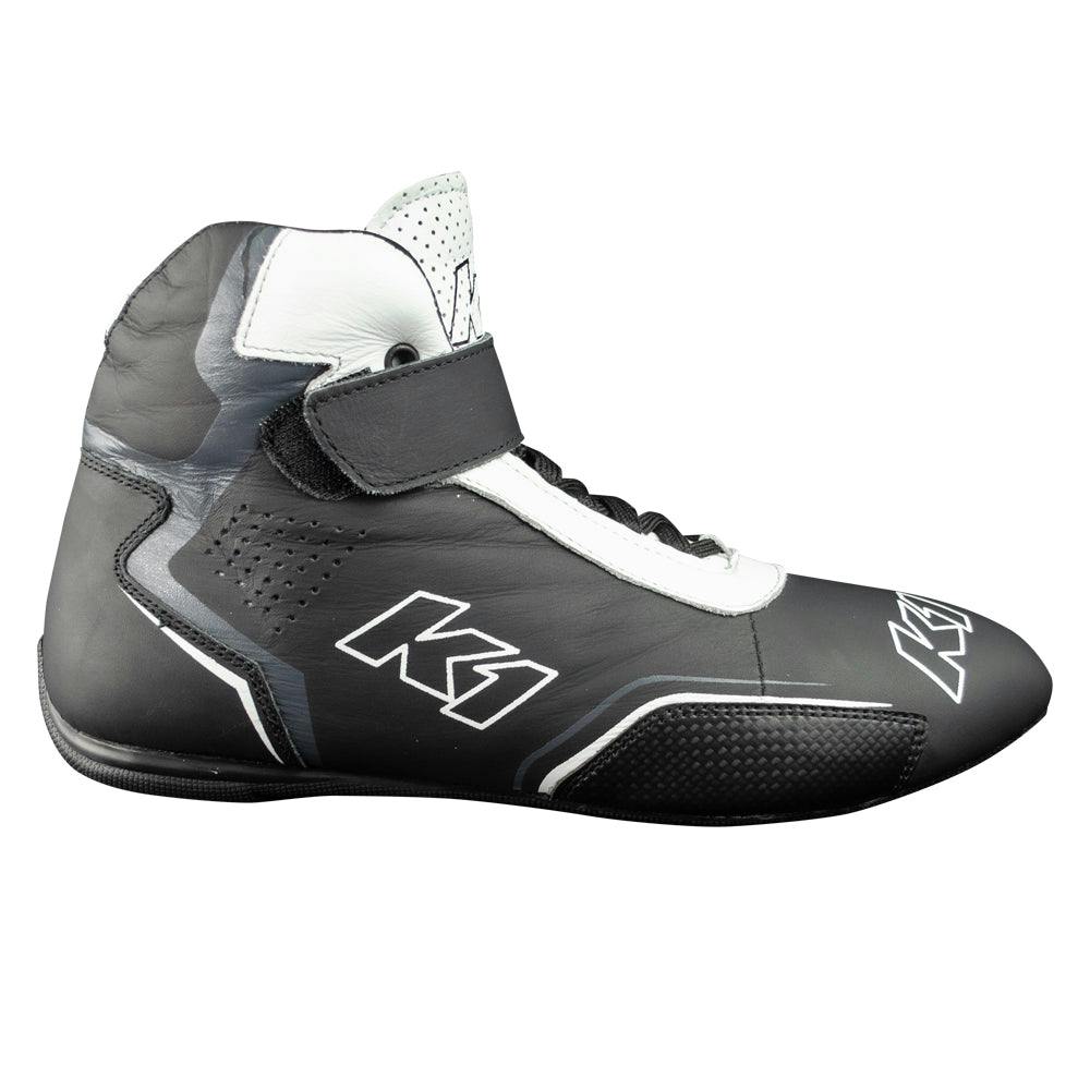 K1 RaceGear 14-PL2 Pilot 2 Lightweight Karting Shoes, Black/Grey