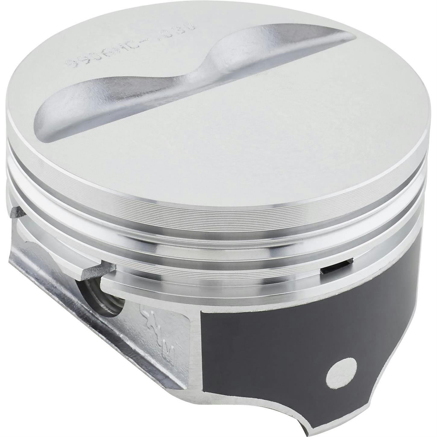 KB Claimer Chevy 383 Hypereutectic Pistons, Flat Top, 5.7 Rod