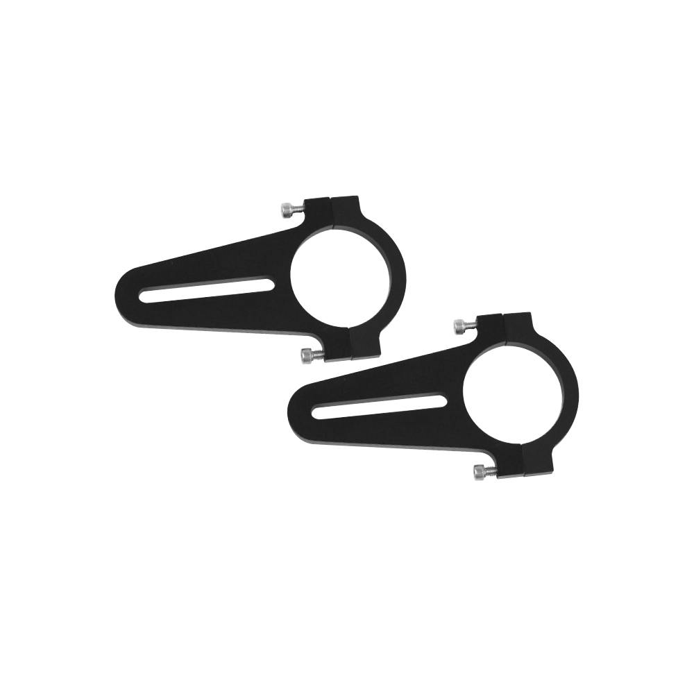 Longacre® 52-22539 Mirror Brackets, Short, 1.5 Inch Roll Bar