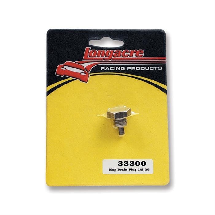 Longacre® 52-33300 Magnetic Drain Plug, 1/2-20, Oil Pan